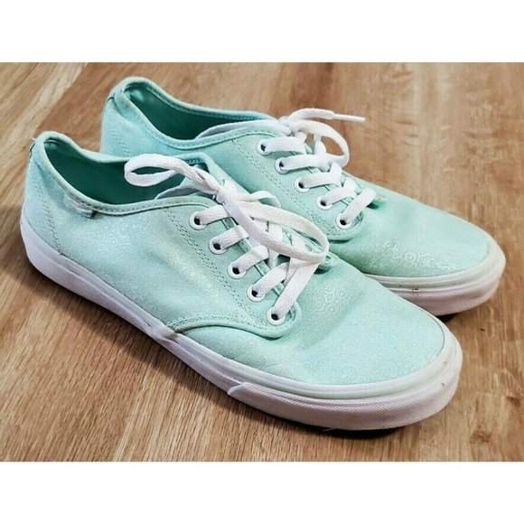 teal vans womens